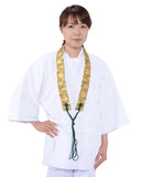 Stole with gold brocade(輪袈裟 / wagesa)Green