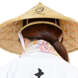 Flexible Polyethylene One-Size-Fits-All Gotoku for Sugegasa (pilgrim hat)