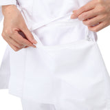 Shikoku Pilgrimage white vest with sleeves and printed phrases on the back