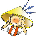 Kasa Fit Ver.5 (easily attach and comfortable fitting string for a pilgrim hat)
